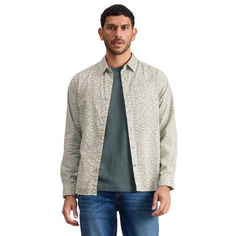 White Stuff Finsbury Tile Print Shirt image number 0
